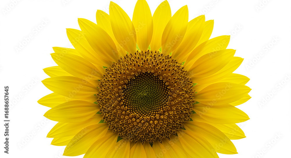 Obraz premium sunflower isolated on white background