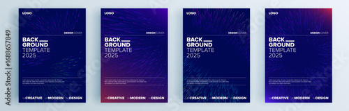 Modern abstract covers set, minimal covers design. Colorful geometric background, vector illustration.