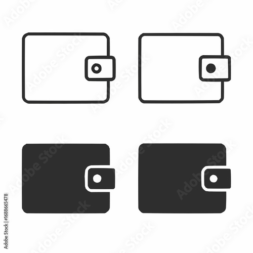 Floppy disk icon vector illustration set of business and technology symbols for web design