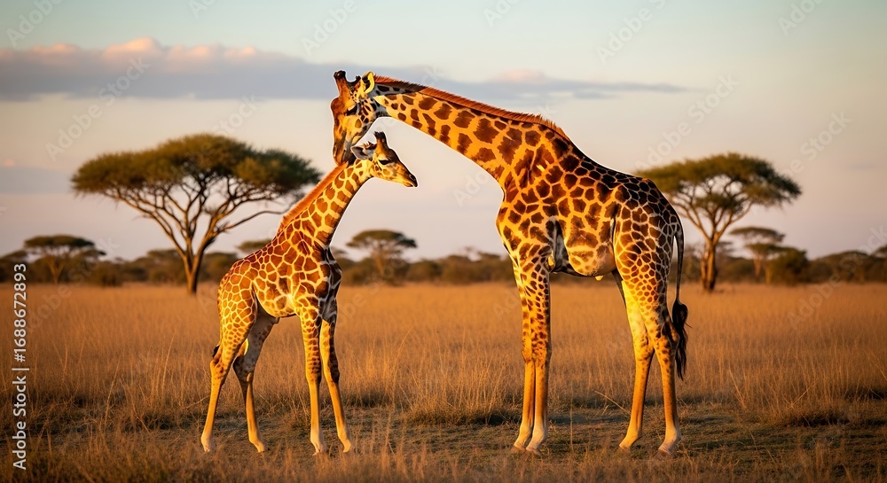 Obraz premium Giraffes in the African Savannah