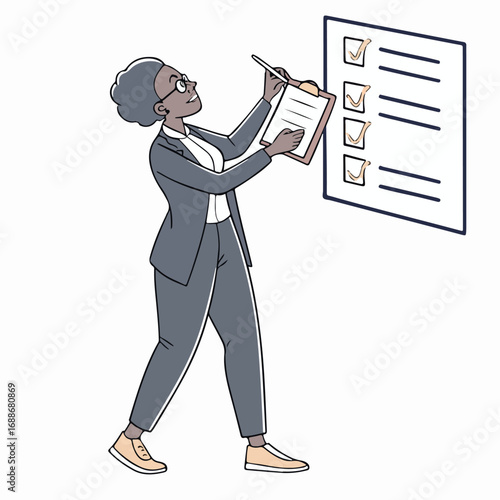 Confident male professional managing multiple office tasks and responsibilities in work life