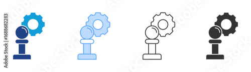 Strategy Icon Set Multiple Style Collection