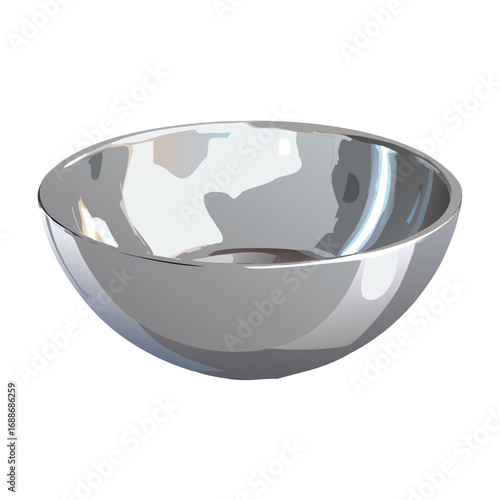 empty bowl isolated on white