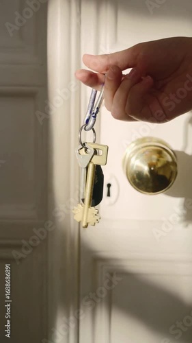 key in hand