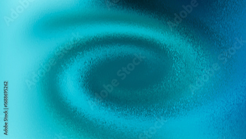 Abstract Swirling Teal and Blue Vortex Background