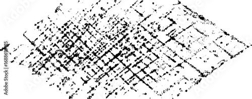 Black and white abstract grunge line art seamless pattern for creative design