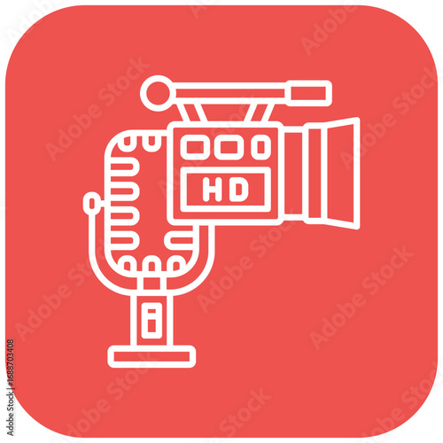 Broadcast video Icon