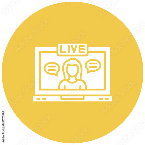 Live streaming Icon