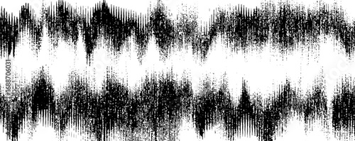 Optical art black and white halftone dot pattern design for abstract backgrounds