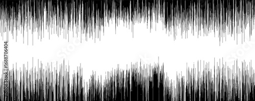 Optical illusion black and white abstract line art for modern design
