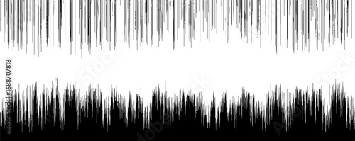 Abstract op art black and white line design for decorative pattern or background usage