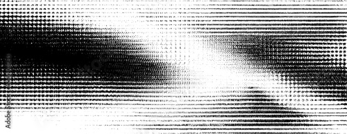 Black and white op art line pattern for abstract design