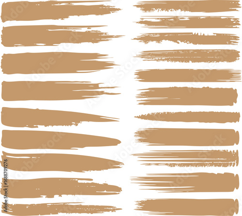 A collection of blank grunge banners with torn paper, vintage cardboard textures, and distressed brush strokes for a rough, aged look
