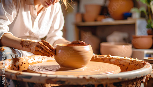 hands of a potter