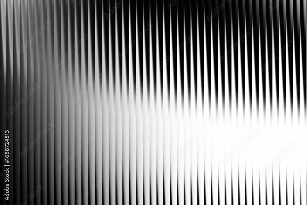 Obraz premium Abstract vertical lines with gradient shading from black to white background