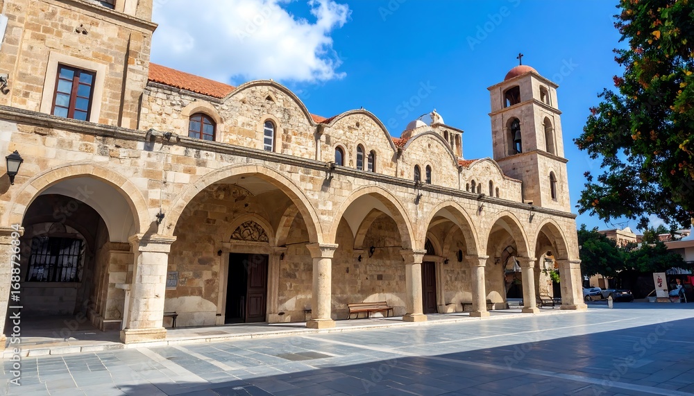 Fototapeta premium Exterior of a historic church