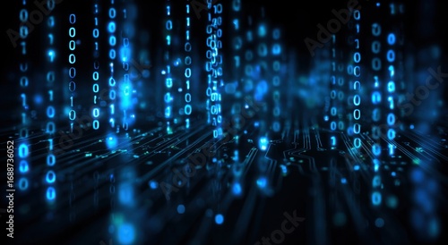 Digital binary code cascading over circuit board
