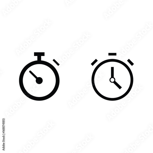 stopwatch vector icon