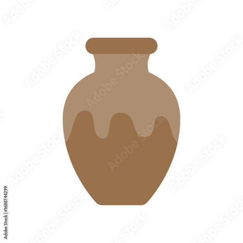 シンプルな壺アイコン：美術・陶器 - Simple Vase Icon: Art and Pottery