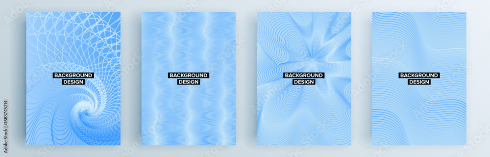 Fototapeta premium Modern abstract covers set, minimal covers design. Colorful geometric background, vector illustration.