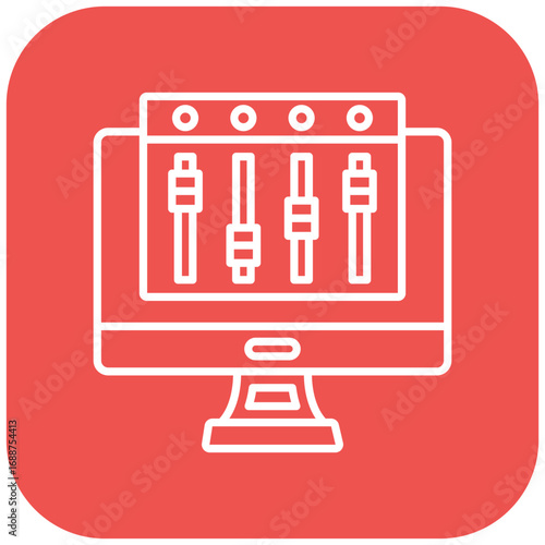 Desktop computer Icon