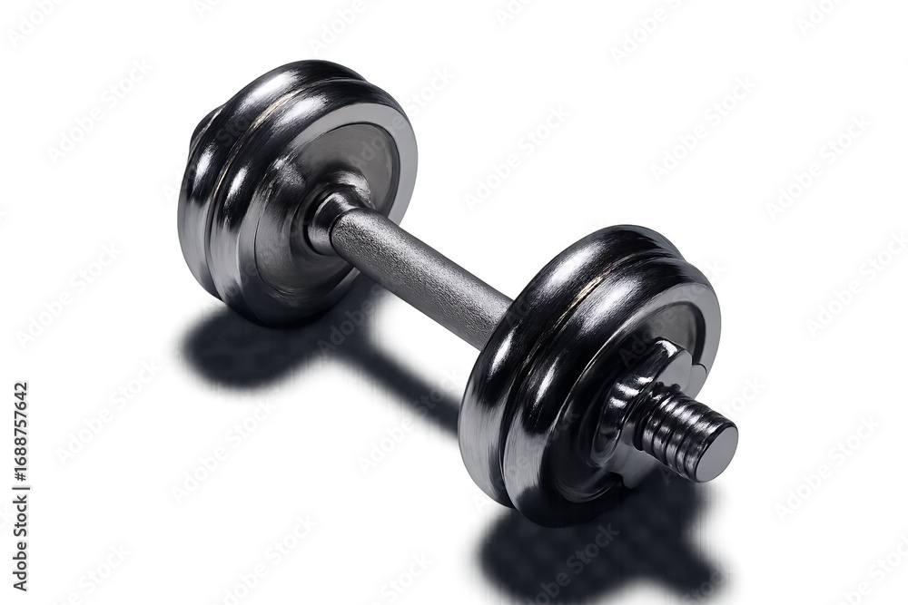 Fototapeta premium dumbbell on white background