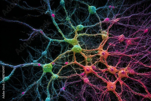 Glial cells' role in neurotransmitter regulation.
