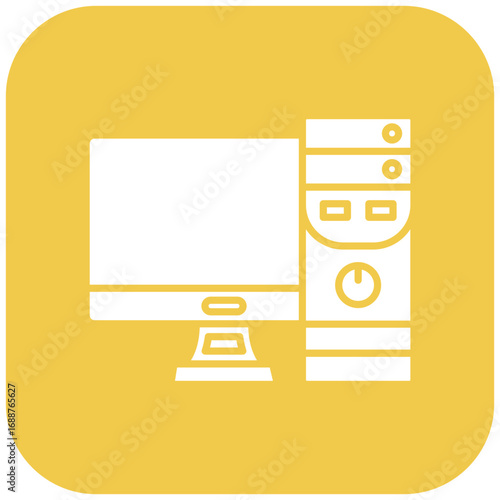 Desktop computer Icon