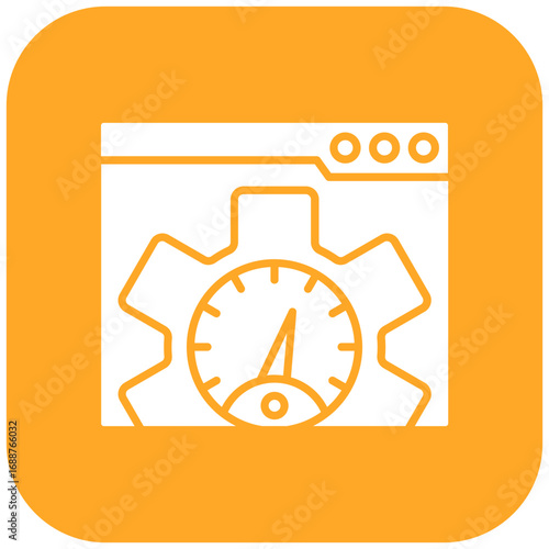 Web speed test Icon
