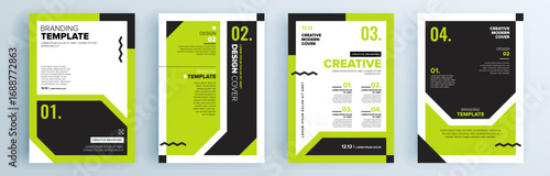 Modern abstract covers set, minimal covers design. Colorful geometric background, vector illustration.