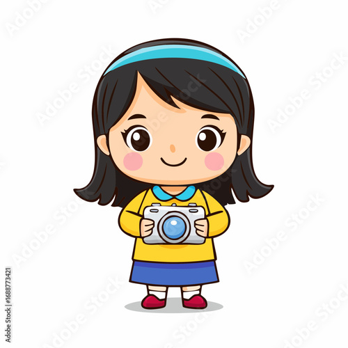 little girl with a big smile