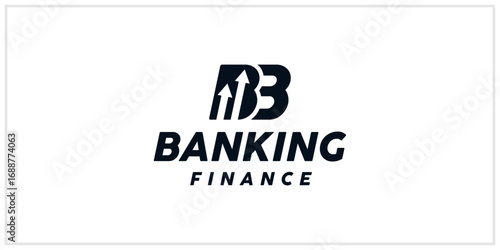 BB financial chart negative space