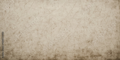 Grunge vintage brown parchment paper with a stained and damaged texture