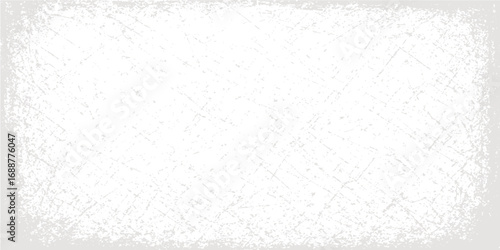 Roughly textured gray paper with a white grunge pattern for a blank design background