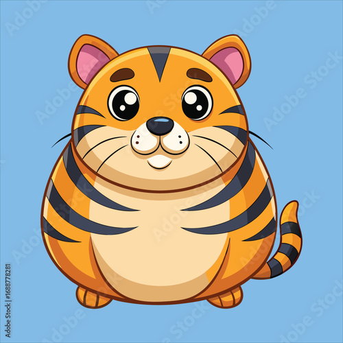 Cute Kawaii Cartoon Hamster