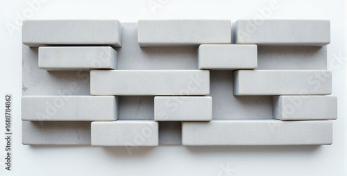 Abstract Concrete Block Layout