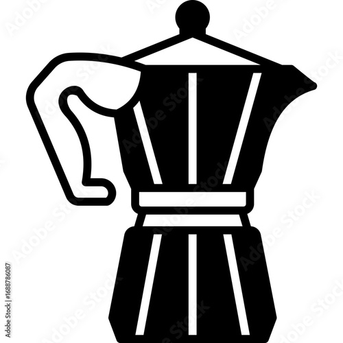 Moka Pot Solid Icon