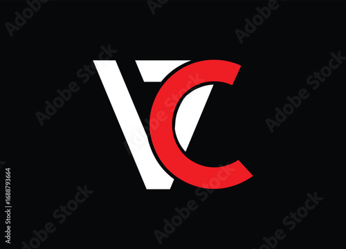 Stylish VC Letter Logo | Professional Branding Monogram
