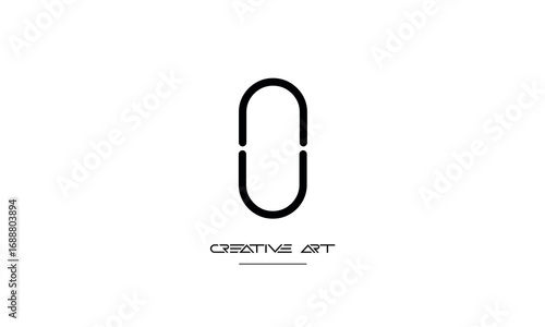 NU, UN, N, U abstract letters logo monogram