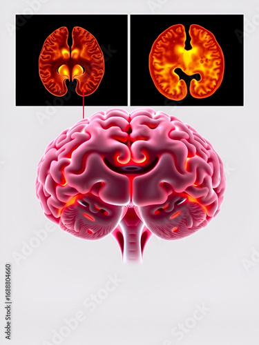 Wallpaper Mural Realm of brain oncology gliomas, meningiomas, and astrocytomas. brain tumors, including metastatic lesions. Neurooncology, particularly in tumor resection techniques, cancer research and treatment Torontodigital.ca