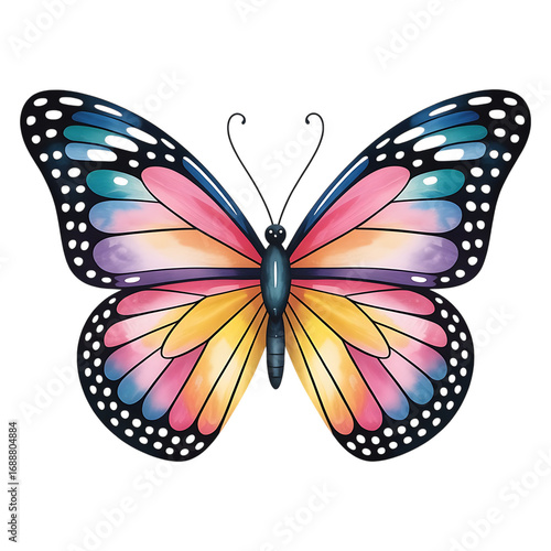butterfly Vibrant stained glass art beautiful insect design royalty free stock photos premium quality transparent background