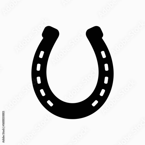 lucky horseshoe vector illustration