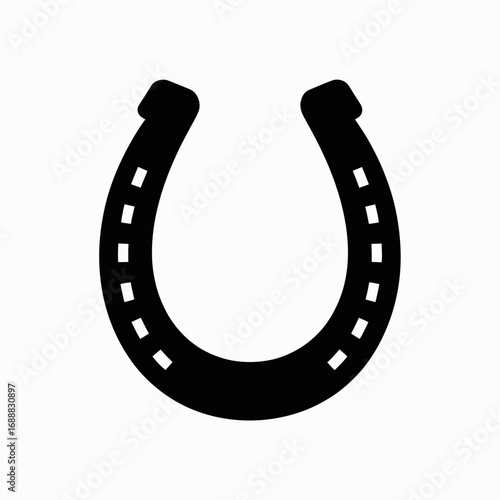horseshoe isolated on white