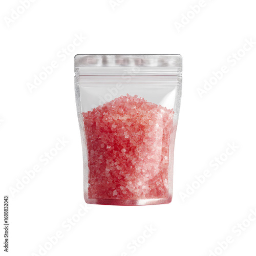 Pink Himalayan Bath Salts in Stand-Up Pouch Packaging
