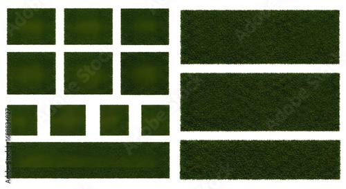 Green Grass Texture: A Collection of Diverse Sizes