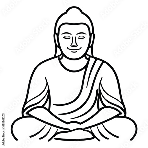 Silhouette illustrations of people in various yoga and meditation poses