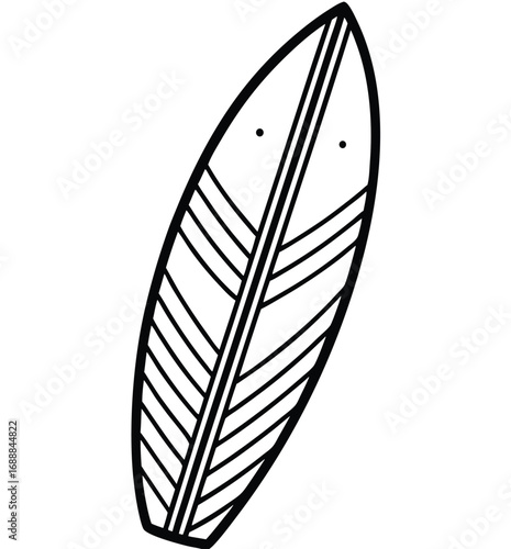 Golden feather vector illustration with nature and bird design elements