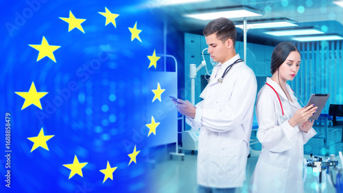 Doctors with European union...