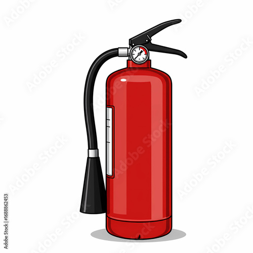 red fire extinguisher