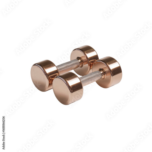 Rose Gold Dumbbells Fitness Equipment for Home or Gym